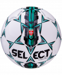 Мяч футбольный Select Contra FIFA 812317, №5, белый/черный/серый/зеленый (5)