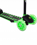 БЕЗ УПАКОВКИ Самокат Ridex 3-колесный Spike 3D 120/100 мм, зеленый
