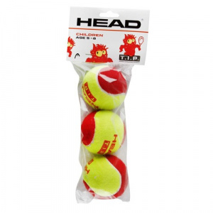 Мяч для большого тенниса детский HEAD T.I.P Red 578113, 3шт. ― купить в Москве. Цена, фото, описание, продажа, отзывы. Выбрать, заказать с доставкой. | Интернет-магазин SPORTAVA.RU