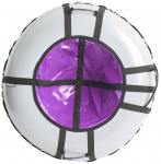 Тюбинг Hubster Ринг Pro серый-фиолетовый, Серый (90см)