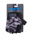 Перчатки для фитнеса Starfit WG-101, серый камуфляж