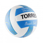 Мяч в/б TORRES Beach Sand Blue, р.5, синт. кожа