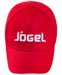 Бейсболка Jögel JC-1701-021, хлопок, красный/белый