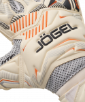 Перчатки вратарские Jögel MAGNUM UL4 Roll-Hybrid, белый