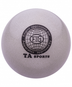 Мяч для художественной гимнастики RGB-102, 19 см, серый, с блестками ― купить в Москве. Цена, фото, описание, продажа, отзывы. Выбрать, заказать с доставкой. | Интернет-магазин SPORTAVA.RU