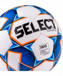 Мяч футбольный Select Diamond IMS, №4 белый/синий/оранжевый