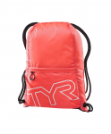 Рюкзак-мешок TYR Drawstring Backpack, LPSO2/610, красный