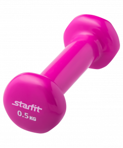 Гантель виниловая Starfit DB-101 0,5 кг, розовая ― купить в Москве. Цена, фото, описание, продажа, отзывы. Выбрать, заказать с доставкой. | Интернет-магазин SPORTAVA.RU