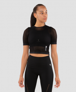 Женская футболка FIFTY Essential Knit black FA-WT-0201-BLK, черный ― купить в Москве. Цена, фото, описание, продажа, отзывы. Выбрать, заказать с доставкой. | Интернет-магазин SPORTAVA.RU