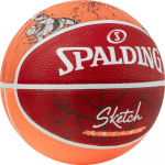 Мяч баскетбольный Spalding Sketch Drible, 84381z, р.7 (7)