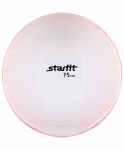 УЦЕНКА Мяч гимнастический Starfit GB-105 75 см, прозрачный, розовый