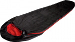 Мешок спальный HIGH PEAK Pak 600, черный/красный