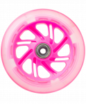 Светодиодное колесо для самоката, Ridex 120 мм, розовое