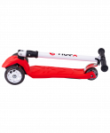 Самокат Ridex 3-колесный Smart 3D, 120/80 мм, красный