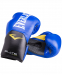 Перчатки боксерские Everlast Elite ProStyle P00001205, 14oz, к/з, синий