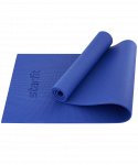 Коврик для йоги и фитнеса Starfit FM-101, PVC, 183x61x0,8 см, темно-синий