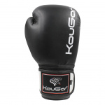Перчатки боксерские KouGar KO400-8, 8oz, черный