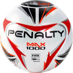 Мяч футзал. PENALTY BOLA FUTSAL MAX 1000, 5415911170-U, р.4, PU, FIFA Pro, термосш.,бел-кр-чер (4)