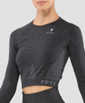 Женская футболка с длинным рукавом FIFTY Emphatic grey FA-WL-0203-GRY, серый