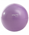 Фитбол полумассажный Starfit GB-201 антивзрыв, фиолетовый пастель, 65 см