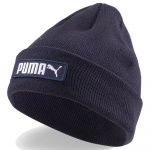 Шапка PUMA Classic Cuff Beanie, 02343406, темно-синий (Универсальный)