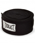 Бинт боксерский Everlast 4466BK, 3.5 м, хлопок, черный