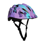 Шлем детский Alpha Caprice Butterfly розовый с регулировкой размера (50-57)