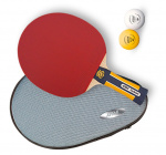 Набор для настольного тенниса Atemi EXCLUSIVE (1ракетка+чехол+2 мяча***)