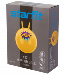 Фитбол детский с рожками Starfit GB-411 антивзрыв, 650 гр, фиолетовый, 55 см