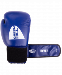 Перчатки боксерские Green Hill SILVER BGS-2039, 14oz, к/з, синий