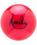 Мяч для художественной гимнастики Amely AGB-301 19 см, красный