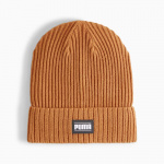 Шапка PUMA Ribbed Classic Cuff Beanie, 02403812, коричневый (Универсальный)