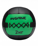 Медбол Insane IN24-WB100, 2 кг, зеленый