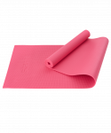Коврик для йоги и фитнеса Starfit FM-101, PVC, 183x61x0,6 см, розовый