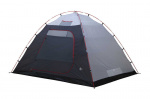 Палатка HIGH PEAK Tessin 4, темно-серый/красный, 370х240х170 см