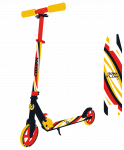 Самокат Ridex 2-колесный Flow 125 мм, красный/желтый