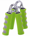 Эспандер кистевой пружинный Starfit ES-304, пара, мягкая ручка, зеленый/серый