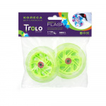 Светящиеся колеса Trolo (front) светл. зеленый 120*24, green