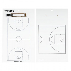 Тактическая доска для баскетбола TORRES TR1003B (Дл. 40 см, шир. 24 см) ― купить в Москве. Цена, фото, описание, продажа, отзывы. Выбрать, заказать с доставкой. | Интернет-магазин SPORTAVA.RU