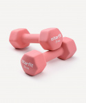 УЦЕНКА Гантель неопреновая Starfit DB-201 3 кг, коралловый, пара