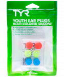 Беруши TYR Youth Multi-Colored Silicone Ear Plugs, LEPY/970, мультиколор