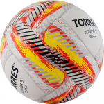 Мяч футб. TORRES Junior-3 Super HS, F320303, р.3,вес 280-310 г,ПУ,4 сл, 16 п,руч.сш,бел-кра-жел (3)