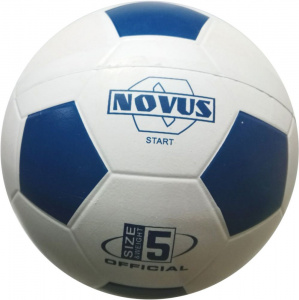 Мяч футбольный Novus START, резина, бел/син, р.5, 32 п, окруж 68-71 ― купить в Москве. Цена, фото, описание, продажа, отзывы. Выбрать, заказать с доставкой. | Интернет-магазин SPORTAVA.RU