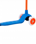 БЕЗ УПАКОВКИ Самокат Ridex 3-колесный Hero, 120/80 мм, синий/оранжевый
