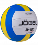 Мяч волейбольный Jögel JV-100, синий/желтый