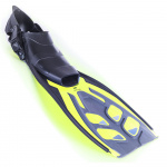 Ласты для плавания SALVAS Tonic Dive, BA190LXGGSTS, размер L/XL, жёлтые (L-XL)