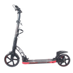 Самокат RGX ROUTE 230/200мм black/red (100%алюминий,дисковый тормоз,передний и задний амортизаторы)