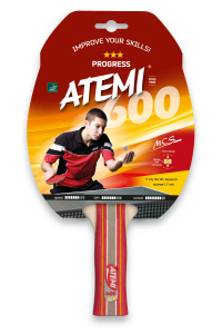 Ракетка для настольного тенниса Atemi 600 AN ― купить в Москве. Цена, фото, описание, продажа, отзывы. Выбрать, заказать с доставкой. | Интернет-магазин SPORTAVA.RU