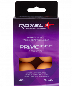 Мяч для настольного тенниса Roxel 3* Prime, оранжевый, 6 шт. ― купить в Москве. Цена, фото, описание, продажа, отзывы. Выбрать, заказать с доставкой. | Интернет-магазин SPORTAVA.RU