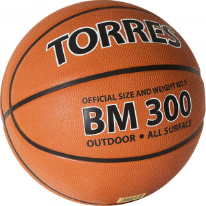Мяч баскетбольный TORRES BM300 B02015, размер 5 (5) ― купить в Москве. Цена, фото, описание, продажа, отзывы. Выбрать, заказать с доставкой. | Интернет-магазин SPORTAVA.RU